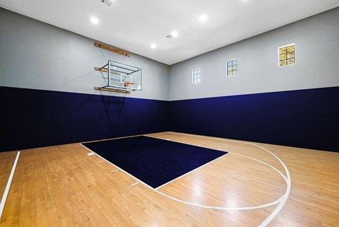 Basketball Court basketball court at River Stone Ranch in Austin, TX